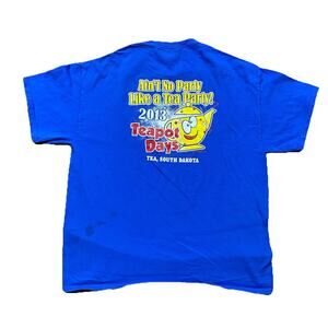 Teapot Days Ain’t No Party Like a Tea Party Shirt XL South Dakota Blue